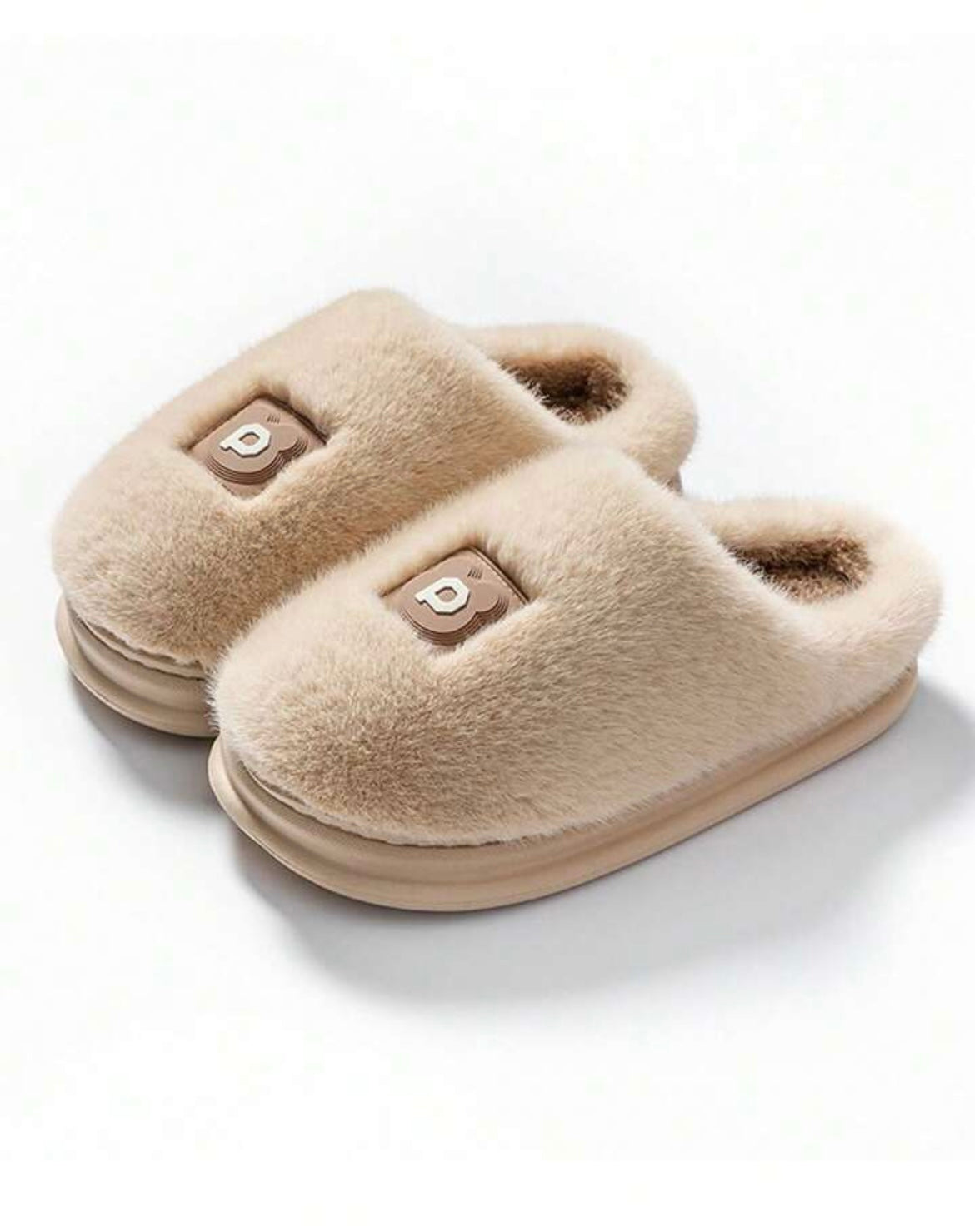 Soft Furry Plush Slippers