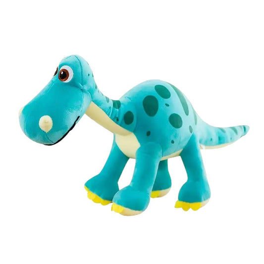 Long neck dinosaur plush toy spotted cartoon design
