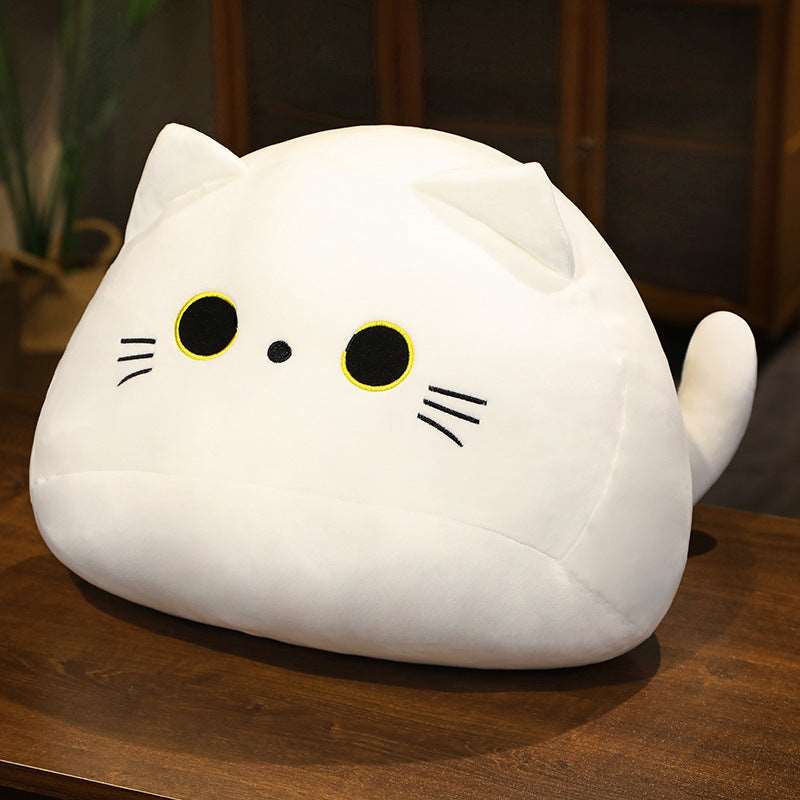 Giant cat dumpling plush pillow