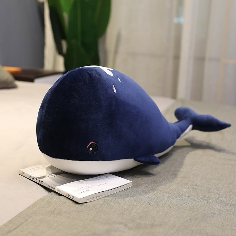 Giant whale shark plush toy large aquatic pillow