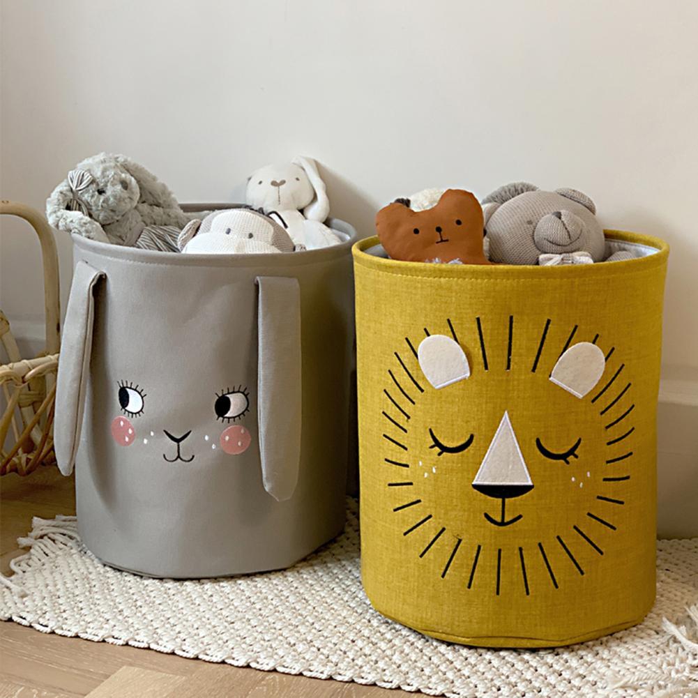 Fabric Animal Storage Bucket