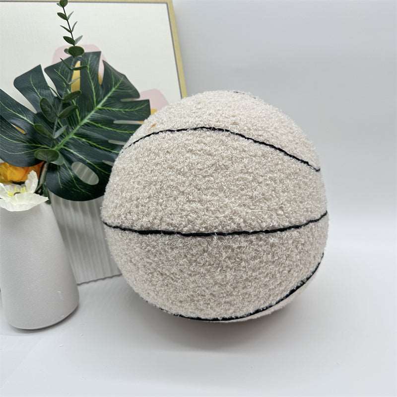 Off white Basketball Pillow
