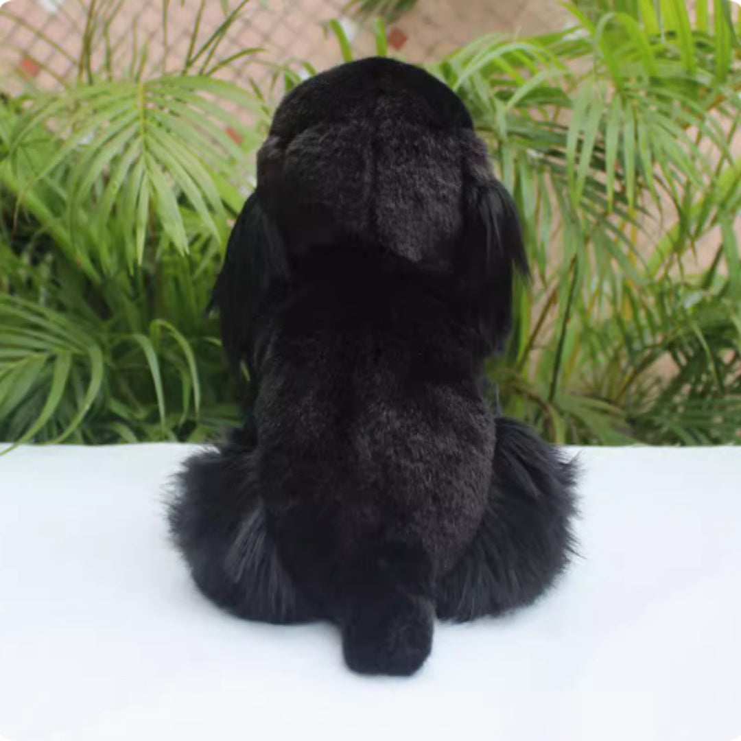 Blac Socker Spaniel plush toy
