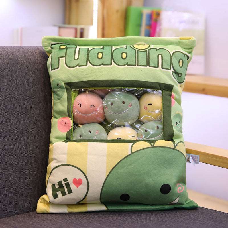 A Bag Of Snacks, A Pillow, A Toy Bag, A Gift For Girls
