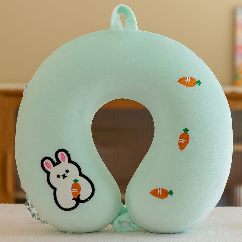Cartoon Memory U-shaped Travel Pillow
