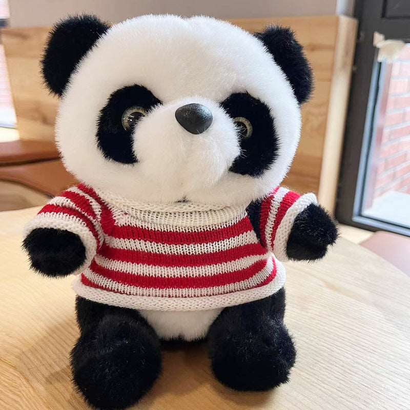 National Treasure Giant Panda Sweater Plush Toy