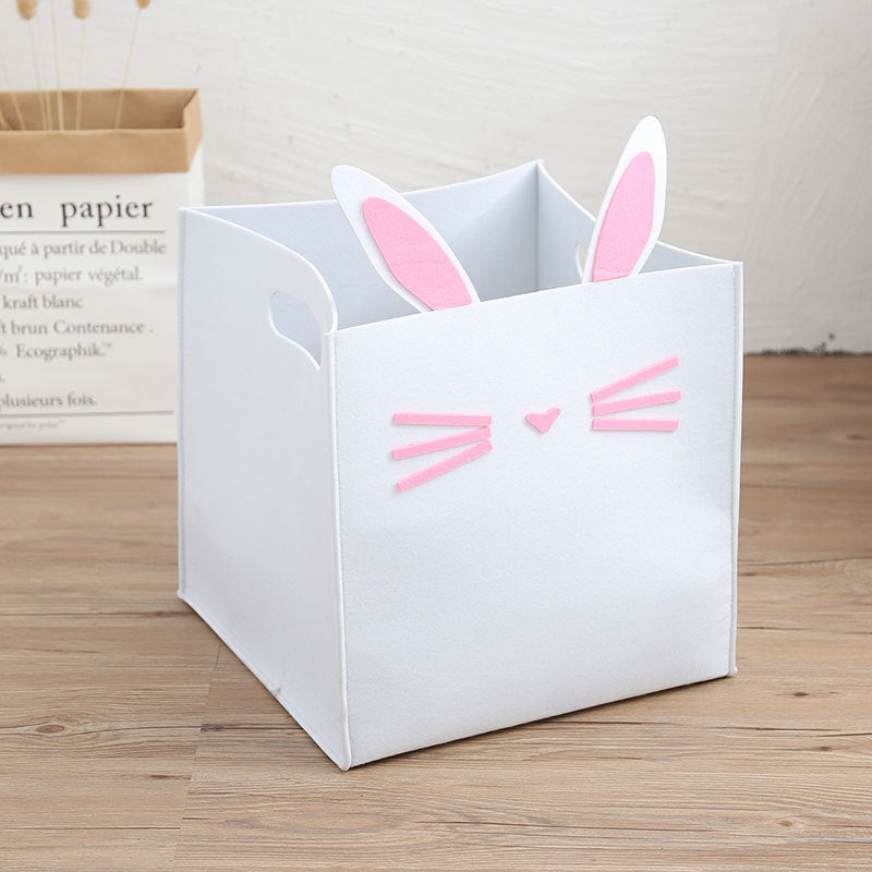 Functional Felt Toy Storage Bucket