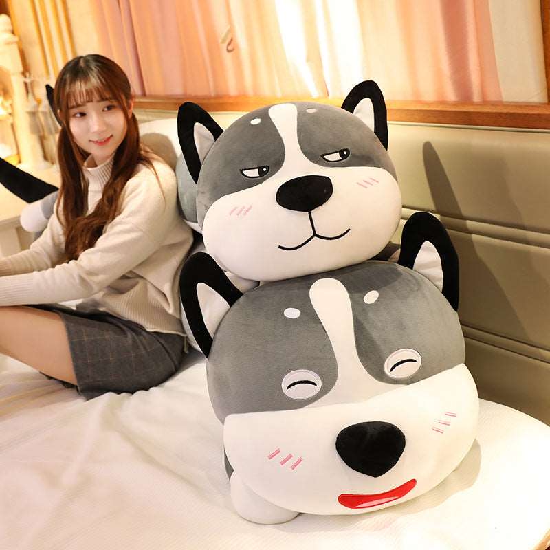 Grey Long Cat Plush Toy