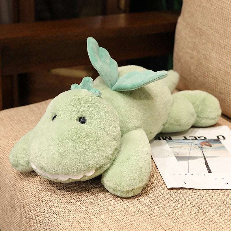 Green Dinosaur Plush Toy with Wings