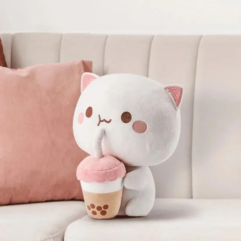 Peach Cat Plush