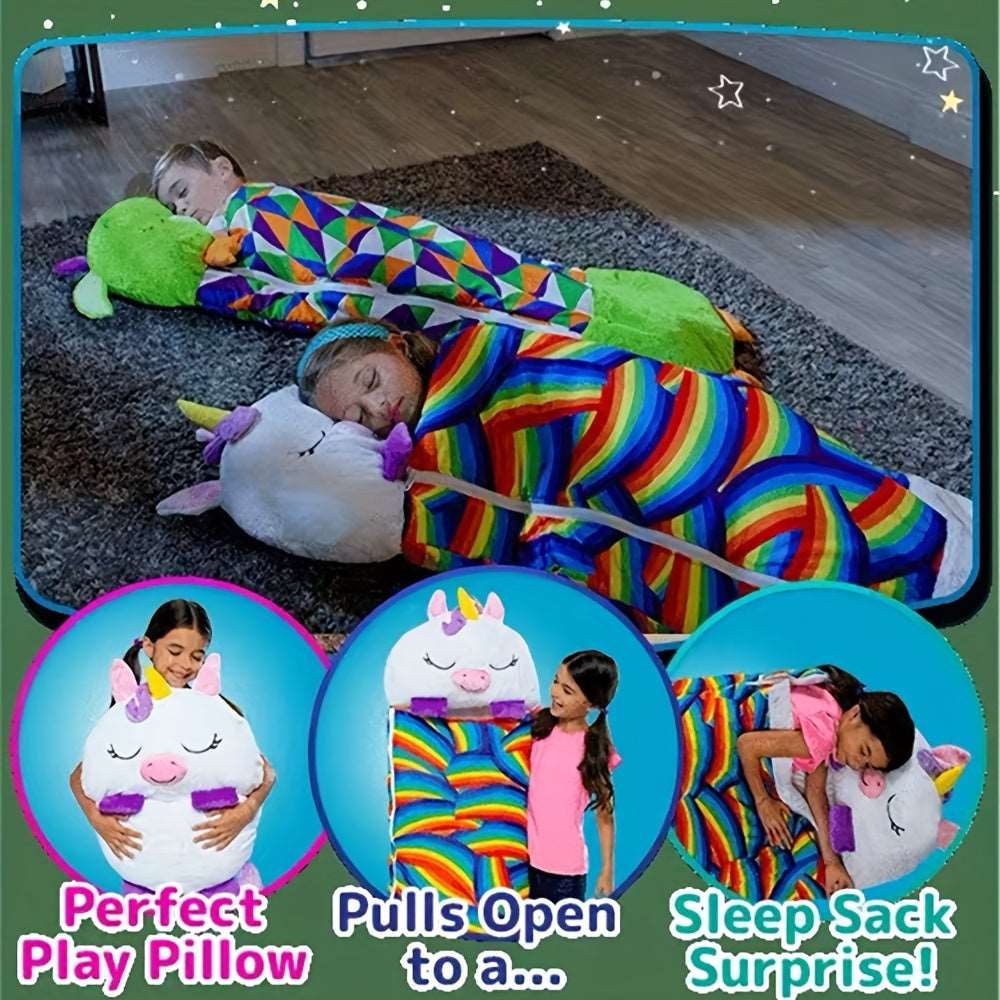 Kids Plush Sleeping Bag