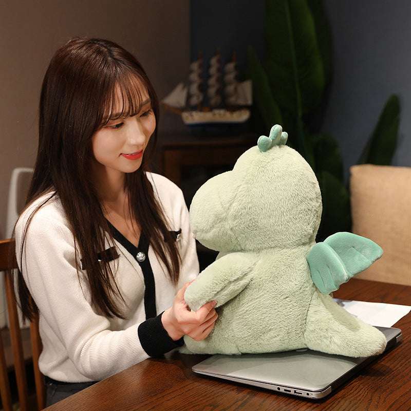 Green Dinosaur Plush Toy with Wings