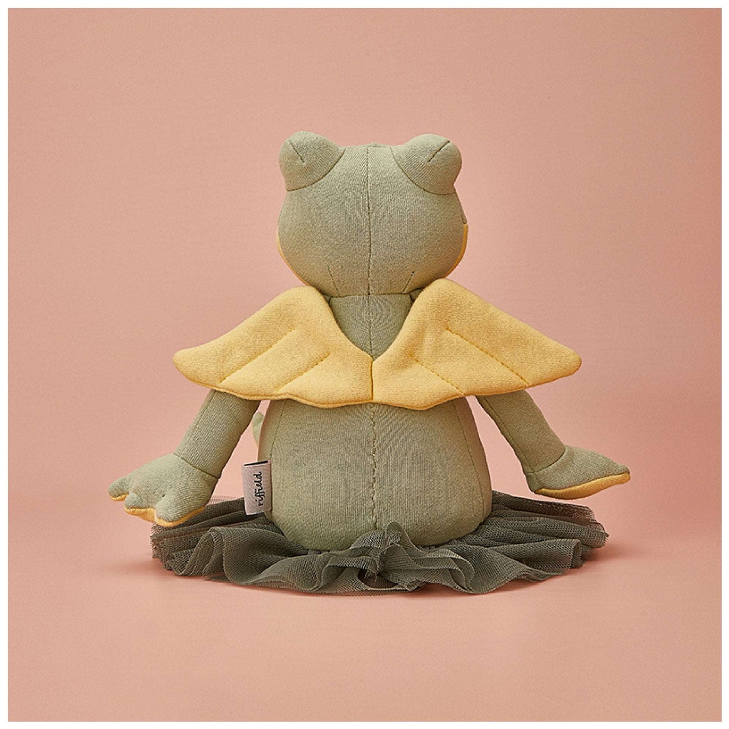 Green Frog Toy With Gauze Skirt Gift Baby Comforter Toys