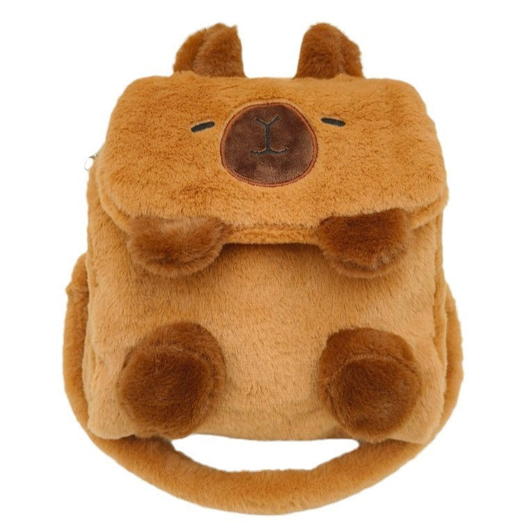 Capybara Plush Backpack