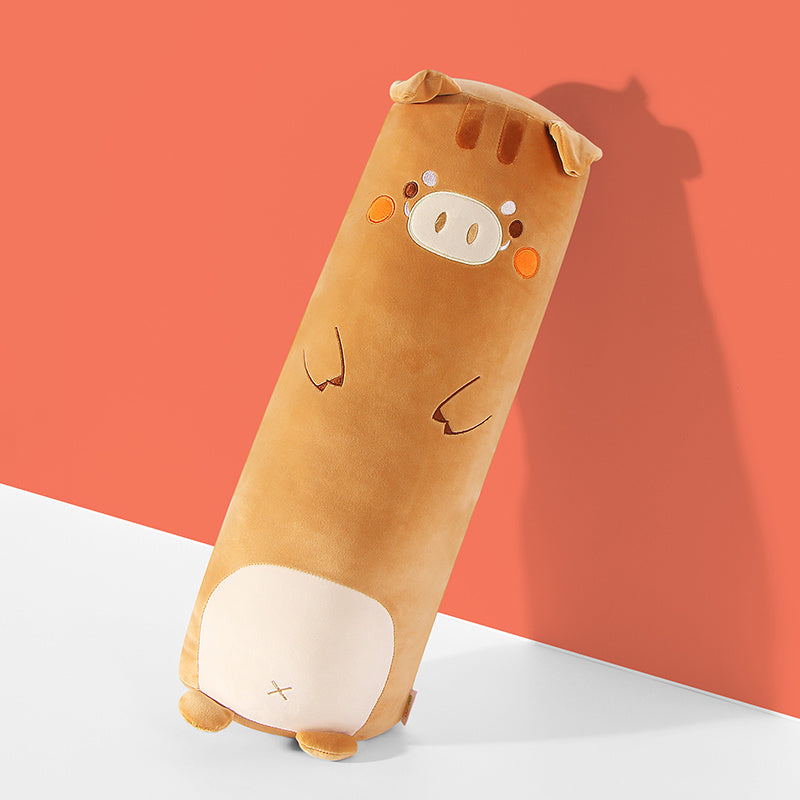Cozy Cartoon Animal Plush Pillow