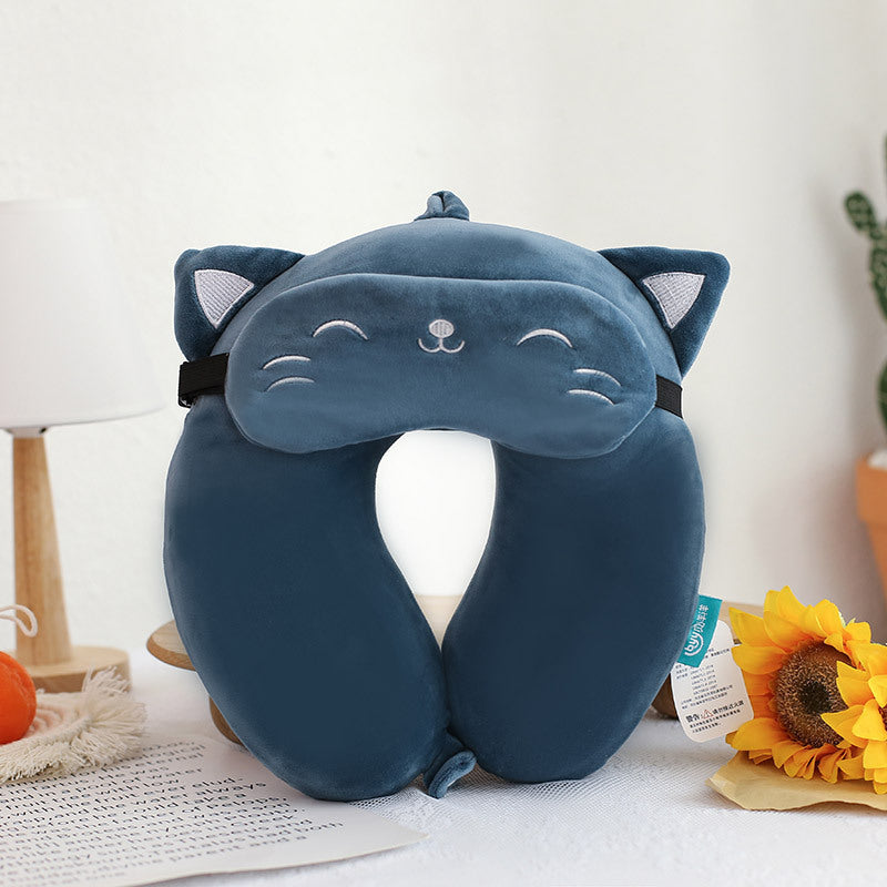 Memory Foam U-shaped Travel Pillow