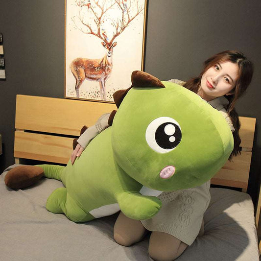 Dinosaur plush pillow