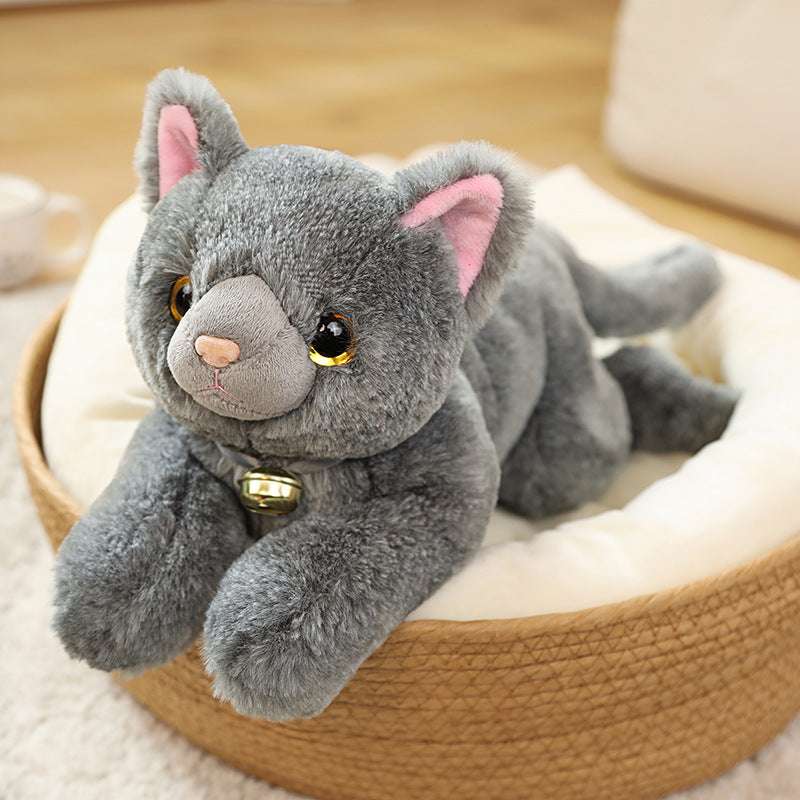Simulation Cuddly Pillow Cat Plush