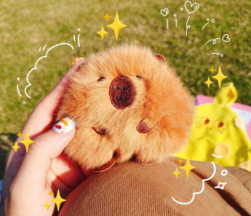 Squeaky Capybara Keychain | Bag Charm