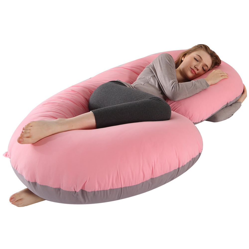 c shaped pregnancy pillow