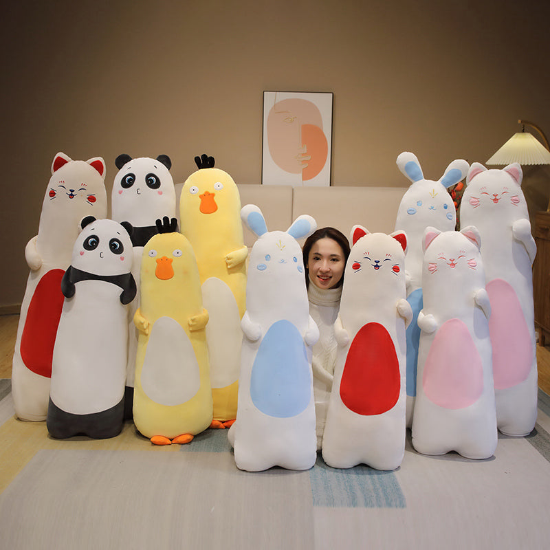 Cuddly Animal Sleeping Plush Pillow