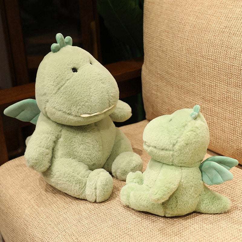 Green Dinosaur Plush Toy with Wings