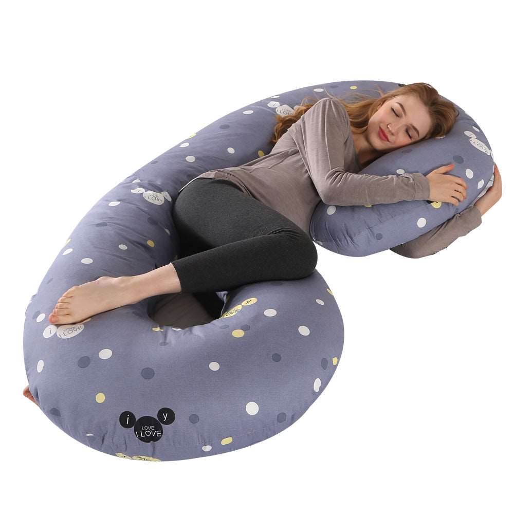Crystal Velvet C-type Pregnancy Pillow