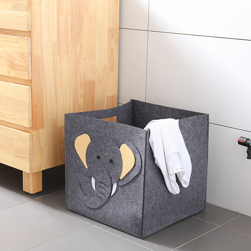 Functional Felt Toy Storage Bucket