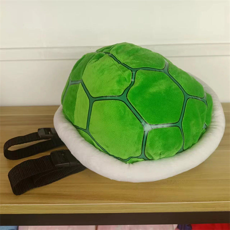 Plush Turtle Shell Backpack for Kids