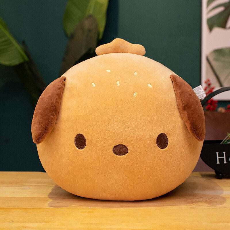 Puppy Hamburger Pillow Cushion Children's Room Decoration Plush