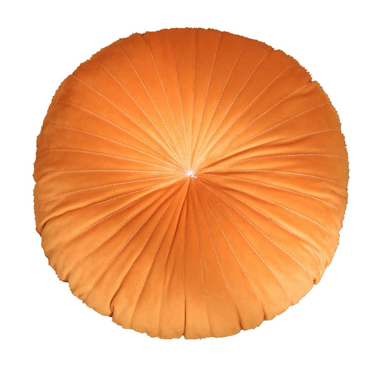 Luxurious Round Velvet Pumpkin Plush Pillow