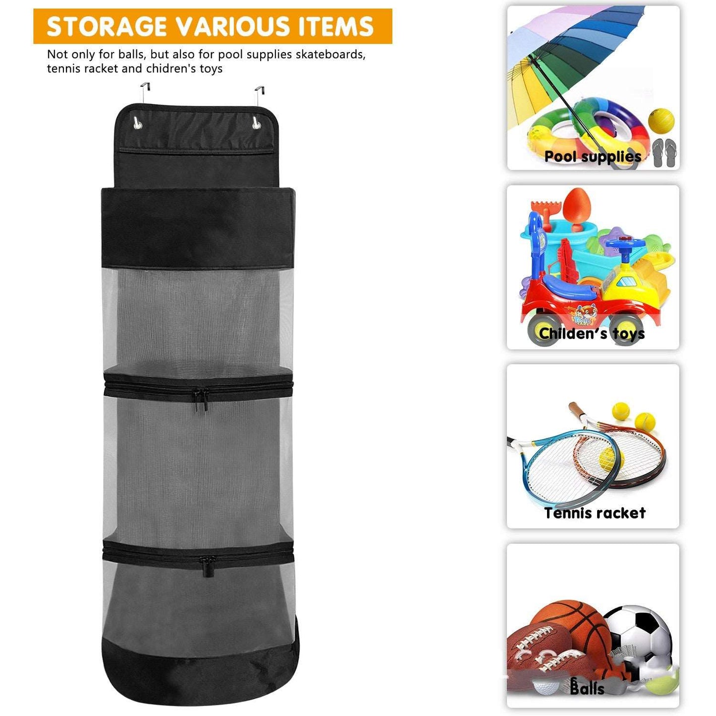 Children's Toy Door Storage Basket