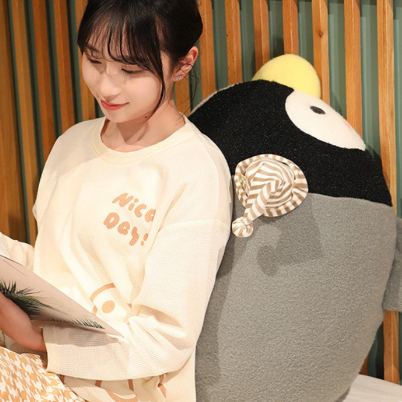 Penguin Plush Cute Aquarium Sleep With Face Down Plush With Hat