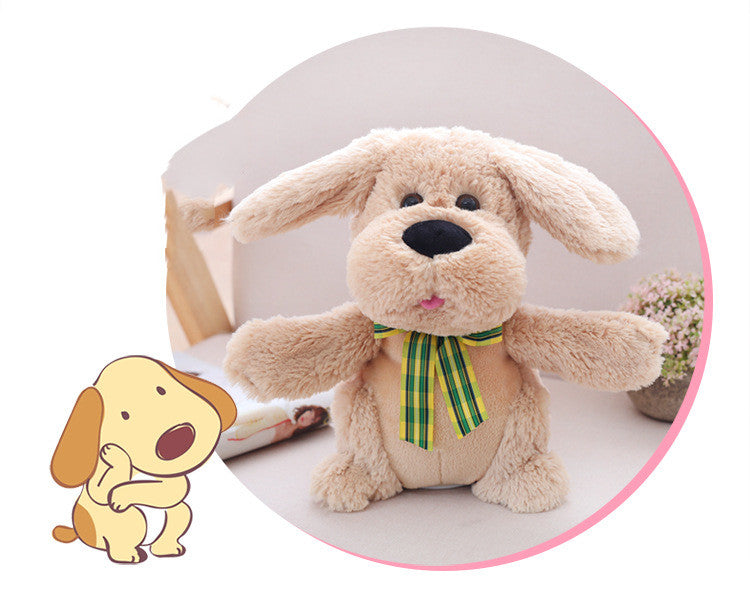 Interactive Dog Plush Toy