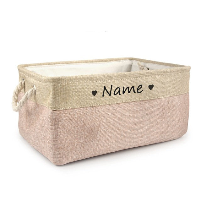 Personalized Pet Storage Box-Custom Toy Basket