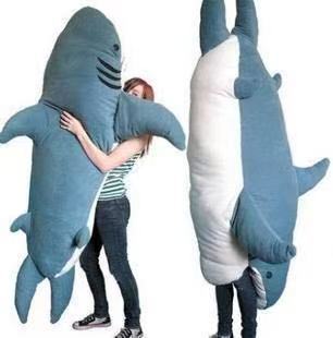 Shark Sleeping Bag Plush Toy