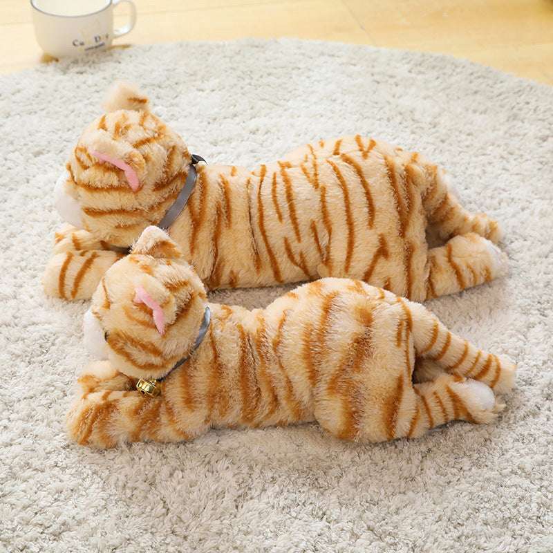 Simulation Cuddly Pillow Cat Plush