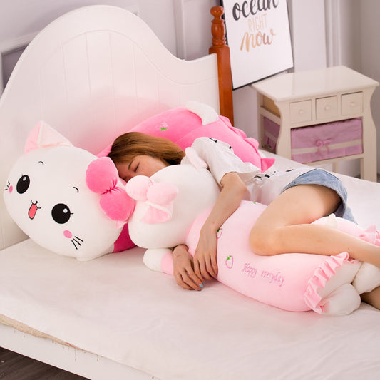 Lovely Stumbling Cat Plush Pillow