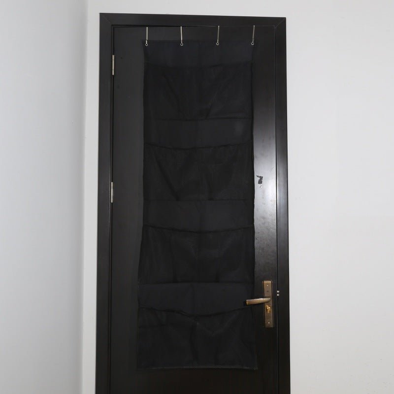 Grid plush toy storage bag for bedrooms