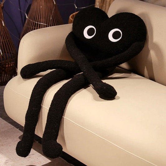 Heart plush toy with long legs