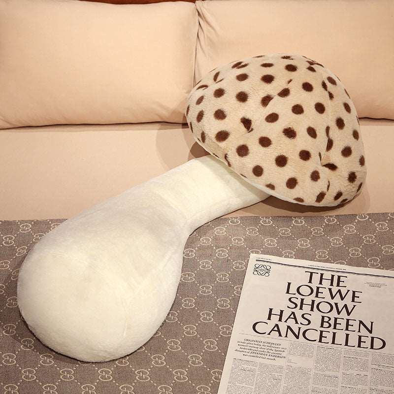 mushroom plush pillow for bed and sofa