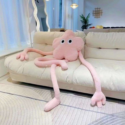 oversized cat body cushion cartoon design
