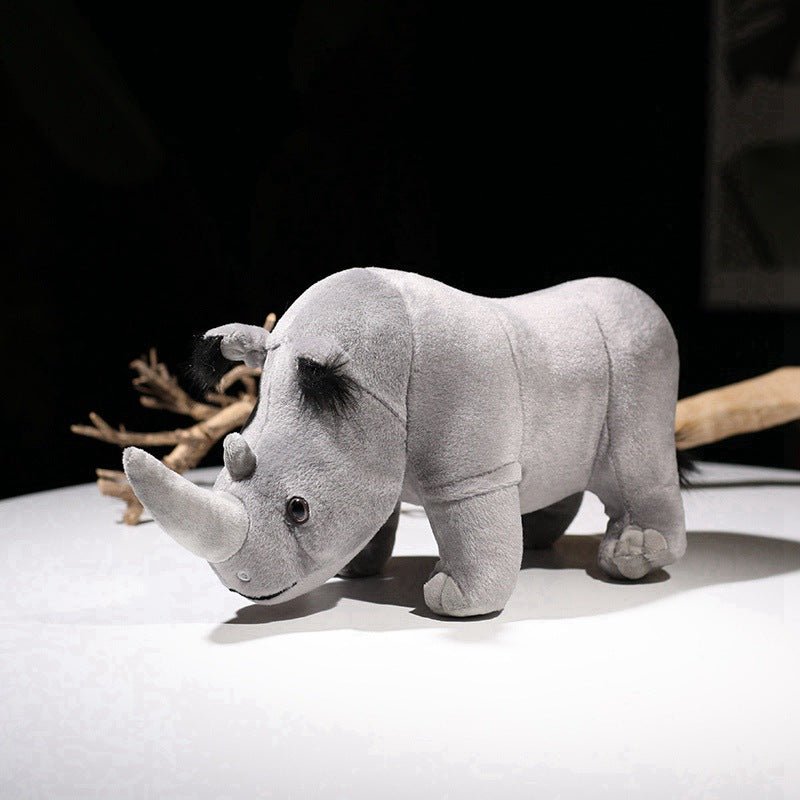white rhino plush toy