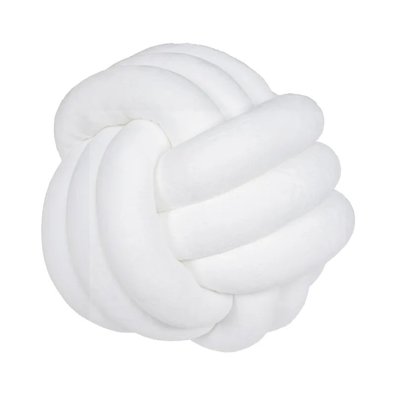 White knot cushion
