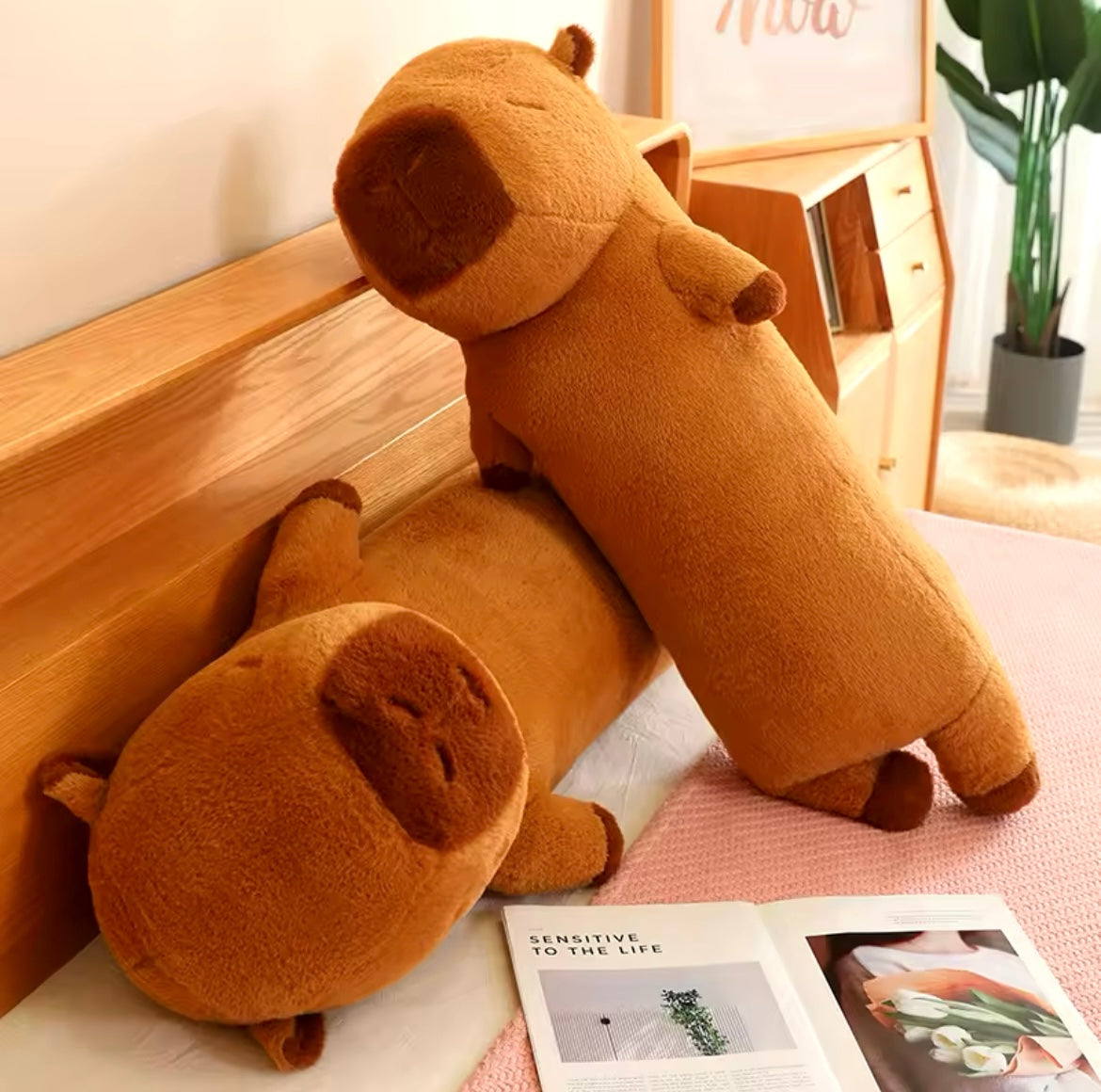 Capybara Cuddly Pillow