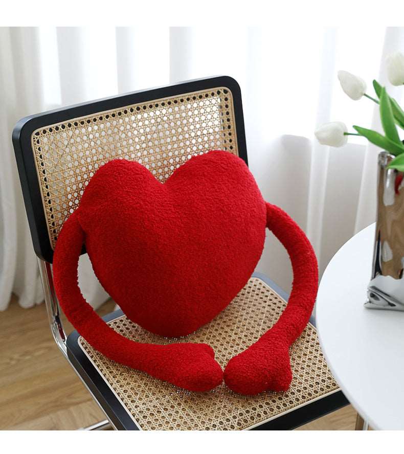 Creative Doll Red Xi Character Wedding Pillow