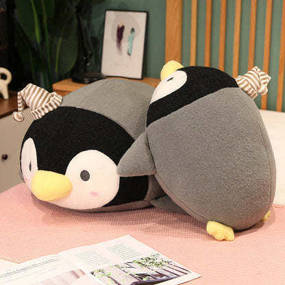Penguin Plush Cute Aquarium Sleep With Face Down Plush With Hat