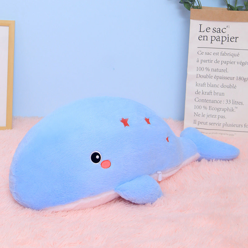 Adorable Whale Plush Pillow
