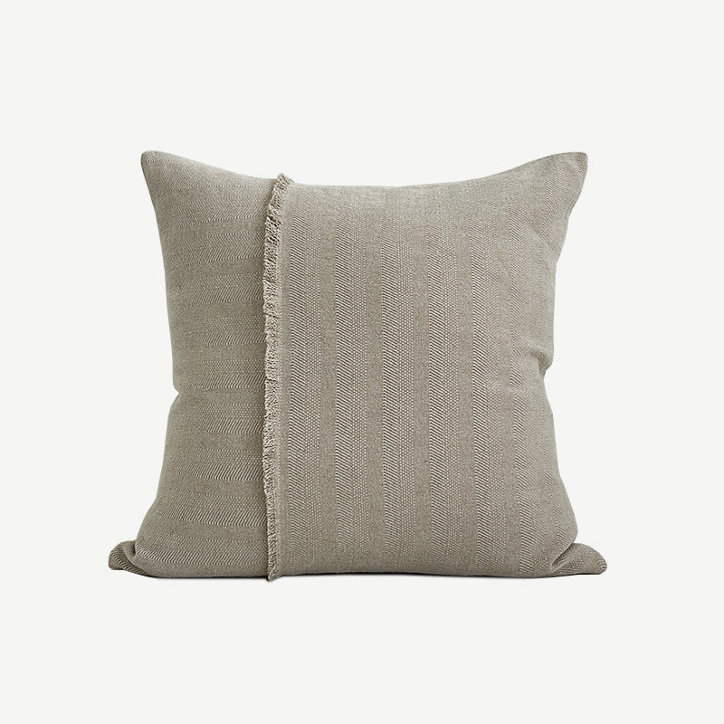 Peony Cotton Linen Throw Pillow