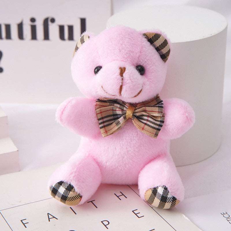 Plaid Bear Plush Keychain | Bag Charm